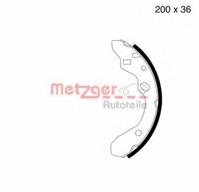 METZGER MG 603 Тормозные колодоки для MAZDA 323 F V (Мазда 323 ф5) METZGER MG 603 Тормозные колодоки для MAZDA 323 F V (Мазда 323 ф5)
