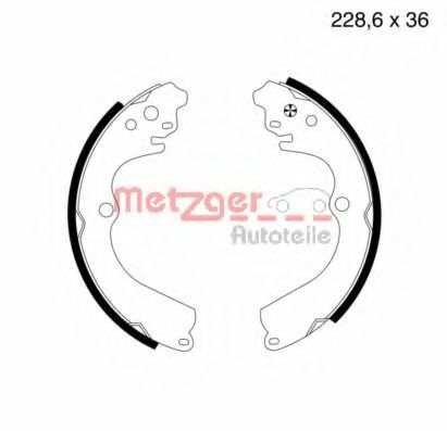 METZGER MG 605 Тормозные колодоки для SUBARU (Субару) METZGER MG 605 Тормозные колодоки для SUBARU (Субару)