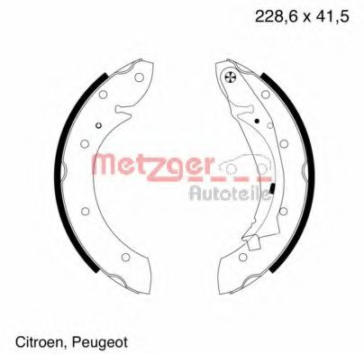 METZGER MG 641 Тормозные колодоки для PEUGEOT GRAND RAID (Пежо Гранд раид) METZGER MG 641 Тормозные колодоки для PEUGEOT GRAND RAID (Пежо Гранд раид)