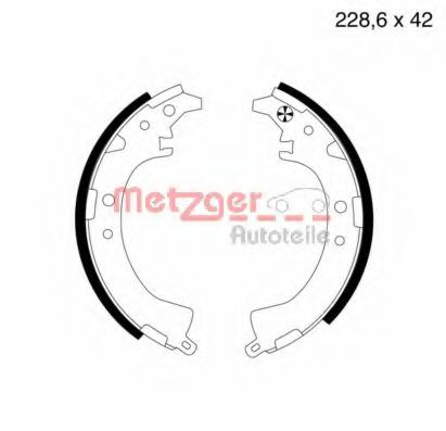 METZGER MG 729 Тормозные колодоки для TOYOTA RAV 4 I (Тойота/тоета Рав 4 1) METZGER MG 729 Тормозные колодоки для TOYOTA RAV 4 I (Тойота/тоета Рав 4 1)