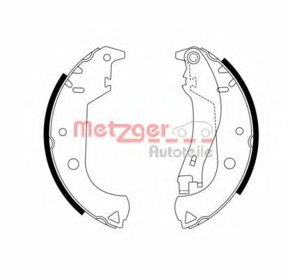 METZGER MG 964 Тормозные колодоки для FIAT (Фиат) METZGER MG 964 Тормозные колодоки для FIAT (Фиат)