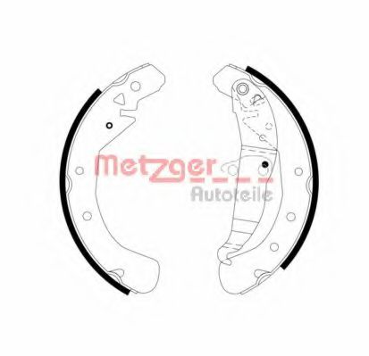 METZGER MG 967 Тормозные колодоки для OPEL ASTRA H (Опель Астра н) METZGER MG 967 Тормозные колодоки для OPEL ASTRA H (Опель Астра н)
