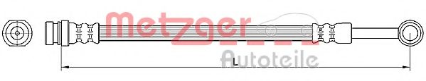 METZGER 4110564 Тормозной шланг для HYUNDAI TERRACAN (Хендай Теракан) METZGER 4110564 Тормозной шланг для HYUNDAI TERRACAN (Хендай Теракан)