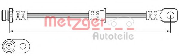 METZGER 4110636 Тормозной шланг для MITSUBISHI GRANDIS (Митсубиши/митсубиси Грандис) METZGER 4110636 Тормозной шланг для MITSUBISHI GRANDIS (Митсубиши/митсубиси Грандис)