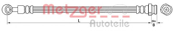 METZGER 4110717 Тормозной шланг для KIA CEED SW (Киа Сид св) METZGER 4110717 Тормозной шланг для KIA CEED SW (Киа Сид св)