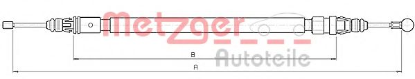 METZGER 10.6235 Трос, стояночная тормозная система для CITROËN DS4 (CитроËн Дс4) METZGER 10.6235 Трос, стояночная тормозная система для CITROËN DS4 (CитроËн Дс4)