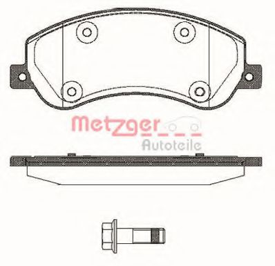 METZGER 1170774 Тормозные колодки для VOLKSWAGEN AMAROK (Фольксваген Амарок) METZGER 1170774 Тормозные колодки для VOLKSWAGEN AMAROK (Фольксваген Амарок)