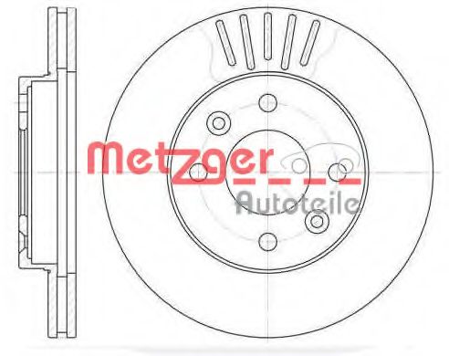 METZGER 6080.10 Тормозной диск для RENAULT CLIO I (Рено Cлио и) METZGER 6080.10 Тормозной диск для RENAULT CLIO I (Рено Cлио и)