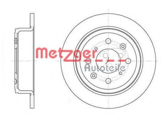 METZGER 6083.00 Тормозной диск для HONDA CRX II (Хонда Cрх 2) METZGER 6083.00 Тормозной диск для HONDA CRX II (Хонда Cрх 2)