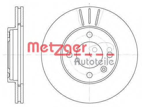 METZGER 6084.10 Тормозной диск для VOLKSWAGEN JETTA I (Фольксваген Жэтта и) METZGER 6084.10 Тормозной диск для VOLKSWAGEN JETTA I (Фольксваген Жэтта и)