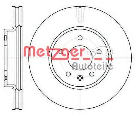 METZGER 61183.10 Тормозной диск для CHEVROLET CAPTIVA (Шевроле Каптива) METZGER 61183.10 Тормозной диск для CHEVROLET CAPTIVA (Шевроле Каптива)