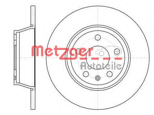 METZGER 61214.00 Тормозной диск для AUDI TT (Ауди Тт) METZGER 61214.00 Тормозной диск для AUDI TT (Ауди Тт)