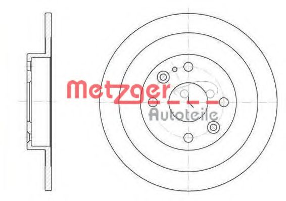 METZGER 6148.00 Тормозной диск для MAZDA MIATA I (Мазда Миата и) METZGER 6148.00 Тормозной диск для MAZDA MIATA I (Мазда Миата и)