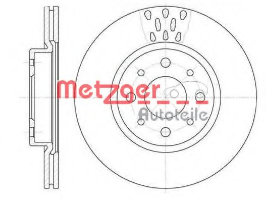METZGER 6189.10 Тормозной диск для FIAT TEMPRA SW (Фиат Темпра св) METZGER 6189.10 Тормозной диск для FIAT TEMPRA SW (Фиат Темпра св)