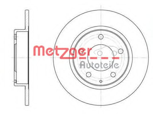 METZGER 6206.00 Тормозной диск для MAZDA MX-6 (Мазда Мx-6) METZGER 6206.00 Тормозной диск для MAZDA MX-6 (Мазда Мx-6)