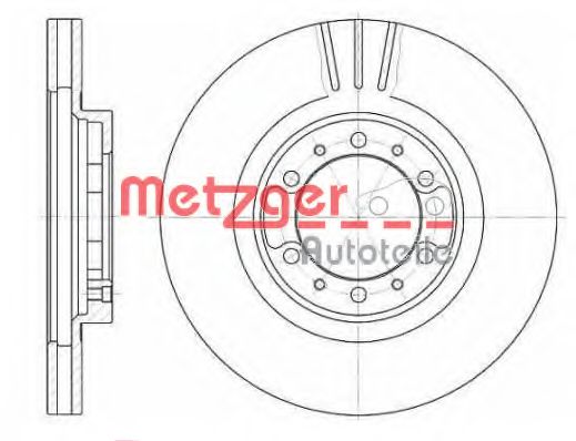 METZGER 6110331 Тормозной диск для MITSUBISHI CHALLENGER (Митсубиши/митсубиси Чаллэнгэр) METZGER 6110331 Тормозной диск для MITSUBISHI CHALLENGER (Митсубиши/митсубиси Чаллэнгэр)