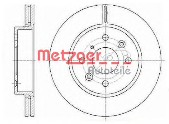 METZGER 6110397 Тормозной диск для KIA MENTOR (Киа Мэнтор) METZGER 6110397 Тормозной диск для KIA MENTOR (Киа Мэнтор)