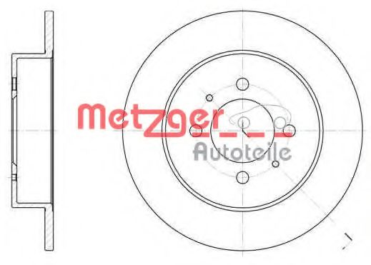 METZGER 6531.00 Тормозной диск для NISSAN PULSAR VI (Ниссан Пулсар vи) METZGER 6531.00 Тормозной диск для NISSAN PULSAR VI (Ниссан Пулсар vи)