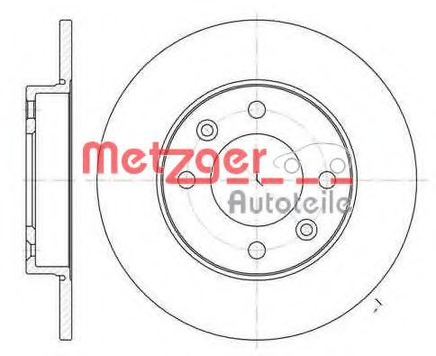 METZGER 6630.00 Тормозной диск для CITROËN C4 I (CитроËн С4 и) METZGER 6630.00 Тормозной диск для CITROËN C4 I (CитроËн С4 и)