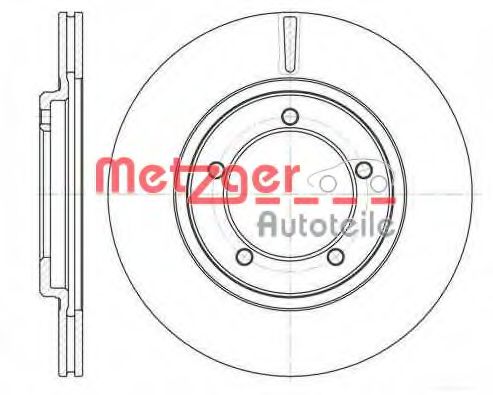 METZGER 6110703 Тормозной диск для DAIHATSU FEROZA (Дайхатсу Фэроза) METZGER 6110703 Тормозной диск для DAIHATSU FEROZA (Дайхатсу Фэроза)