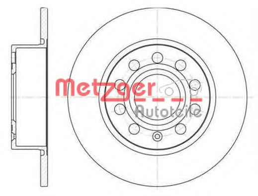 METZGER 6649.00 Тормозной диск для SEAT (Сеат) METZGER 6649.00 Тормозной диск для SEAT (Сеат)