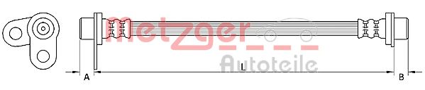 METZGER 4110746 Тормозной шланг для MITSUBISHI (Митсубиши/митсубиси) METZGER 4110746 Тормозной шланг для MITSUBISHI (Митсубиши/митсубиси)