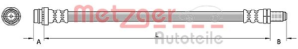 METZGER 4110796 Тормозной шланг для FORD (Форд) METZGER 4110796 Тормозной шланг для FORD (Форд)