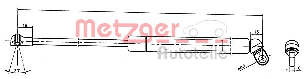 METZGER 2110334 Газовая пружина, крышка багажник для BMW 7 (Бмв 7) METZGER 2110334 Газовая пружина, крышка багажник для BMW 7 (Бмв 7)