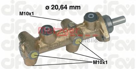 METZGER 202-040 Главный тормозной цилиндр для VOLKSWAGEN PASSAT (Фольксваген Пассат) METZGER 202-040 Главный тормозной цилиндр для VOLKSWAGEN PASSAT (Фольксваген Пассат)