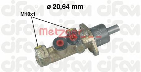 METZGER 202-242 Главный тормозной цилиндр для RENAULT LUTECIA I (Рено Лутэcиа и) METZGER 202-242 Главный тормозной цилиндр для RENAULT LUTECIA I (Рено Лутэcиа и)
