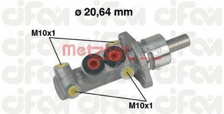 METZGER 202-277 Главный тормозной цилиндр для VOLKSWAGEN POLO (Фольксваген Поло) METZGER 202-277 Главный тормозной цилиндр для VOLKSWAGEN POLO (Фольксваген Поло)