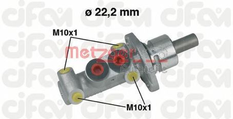 METZGER 202-302 Главный тормозной цилиндр для SEAT TOLEDO (Сеат Толэдо) METZGER 202-302 Главный тормозной цилиндр для SEAT TOLEDO (Сеат Толэдо)