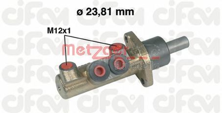 METZGER 202-311 Главный тормозной цилиндр для VOLKSWAGEN T4 MULTIVAN (Фольксваген Т4 мултиvан) METZGER 202-311 Главный тормозной цилиндр для VOLKSWAGEN T4 MULTIVAN (Фольксваген Т4 мултиvан)