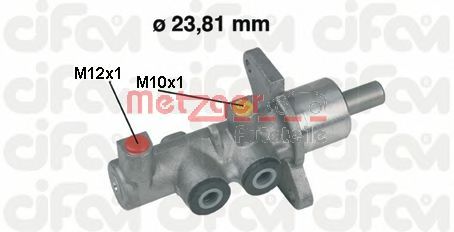 METZGER 202-379 Главный тормозной цилиндр для OPEL (Опель) METZGER 202-379 Главный тормозной цилиндр для OPEL (Опель)