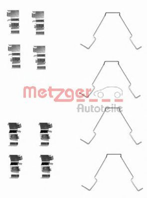 METZGER 109-1652 Комплектующие, колодки дискового тормоза для KIA MENTOR (Киа Мэнтор) METZGER 109-1652 Комплектующие, колодки дискового тормоза для KIA MENTOR (Киа Мэнтор)