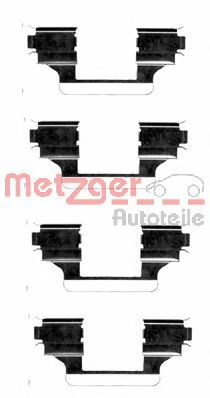 METZGER 109-1656 Комплектующие, колодки дискового тормоза для PEUGEOT 407 (Пежо 407) METZGER 109-1656 Комплектующие, колодки дискового тормоза для PEUGEOT 407 (Пежо 407)