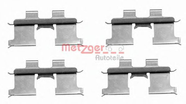 METZGER 109-1667 Комплектующие, колодки дискового тормоза для KIA (Киа) METZGER 109-1667 Комплектующие, колодки дискового тормоза для KIA (Киа)