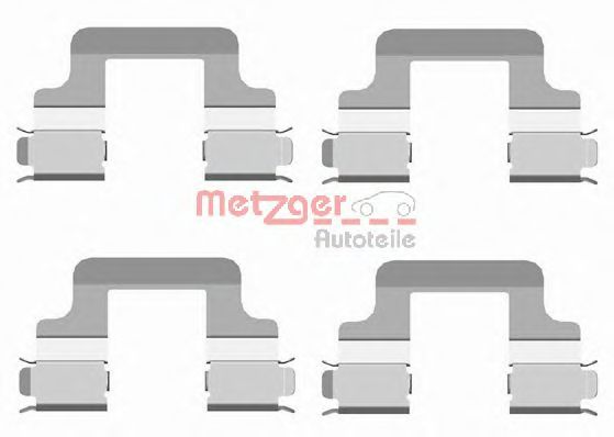 METZGER 109-1679 Комплектующие, колодки дискового тормоза для AUDI TT (Ауди Тт) METZGER 109-1679 Комплектующие, колодки дискового тормоза для AUDI TT (Ауди Тт)