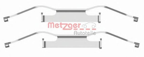 METZGER 109-1680 Комплектующие, колодки дискового тормоза для VOLKSWAGEN T4 MULTIVAN (Фольксваген Т4 мултиvан) METZGER 109-1680 Комплектующие, колодки дискового тормоза для VOLKSWAGEN T4 MULTIVAN (Фольксваген Т4 мултиvан)