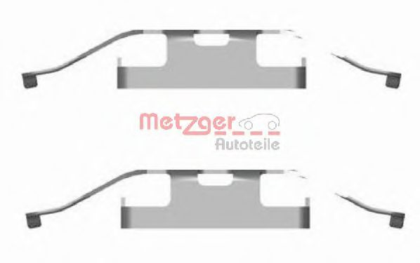 METZGER 109-1682 Комплектующие, колодки дискового тормоза для VOLKSWAGEN T5 CARAVELLE (Фольксваген Т5 каравелла) METZGER 109-1682 Комплектующие, колодки дискового тормоза для VOLKSWAGEN T5 CARAVELLE (Фольксваген Т5 каравелла)