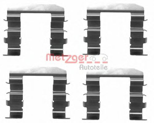 METZGER 109-1708 Комплектующие, колодки дискового тормоза для KIA (Киа) METZGER 109-1708 Комплектующие, колодки дискового тормоза для KIA (Киа)