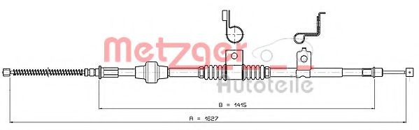 METZGER 17.2295 Трос, стояночная тормозная система для MITSUBISHI ASX (Митсубиши/митсубиси Асх) METZGER 17.2295 Трос, стояночная тормозная система для MITSUBISHI ASX (Митсубиши/митсубиси Асх)