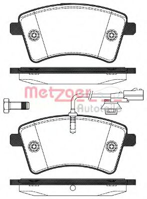 METZGER 1170776 Тормозные колодки для RENAULT KANGOO / GRAND KANGOO (Рено Кангу / гранд кангу) METZGER 1170776 Тормозные колодки для RENAULT KANGOO / GRAND KANGOO (Рено Кангу / гранд кангу)