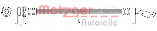 METZGER 4110821 Тормозной шланг для HYUNDAI TUCSON (Хендай Туксон) METZGER 4110821 Тормозной шланг для HYUNDAI TUCSON (Хендай Туксон)