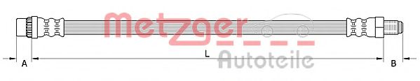METZGER 4110991 Тормозной шланг для RENAULT MEGANE II ER (Рено Меган 2 ер) METZGER 4110991 Тормозной шланг для RENAULT MEGANE II ER (Рено Меган 2 ер)