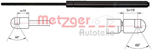 METZGER 2110483 Газовая пружина, крышка багажник для FORD S-MAX (Форд S макс) METZGER 2110483 Газовая пружина, крышка багажник для FORD S-MAX (Форд S макс)