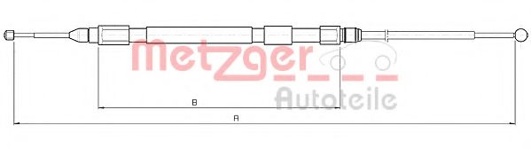 METZGER 10.4157 Трос, стояночная тормозная система для BMW (Бмв) METZGER 10.4157 Трос, стояночная тормозная система для BMW (Бмв)