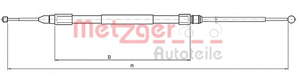 METZGER 10.4159 Трос, стояночная тормозная система для BMW (Бмв) METZGER 10.4159 Трос, стояночная тормозная система для BMW (Бмв)