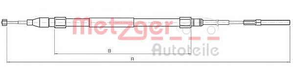 METZGER 10.4265 Трос, стояночная тормозная система для BMW (Бмв) METZGER 10.4265 Трос, стояночная тормозная система для BMW (Бмв)