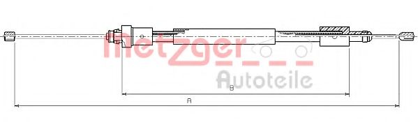 METZGER 10.4705 Трос, стояночная тормозная система для CITROËN BERLINGO (CитроËн Берлинго) METZGER 10.4705 Трос, стояночная тормозная система для CITROËN BERLINGO (CитроËн Берлинго)